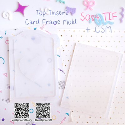 แม่พิมพ์ซิลิโคน SHAKE S084 TIF Top Insert Card Frame Mold + CSM