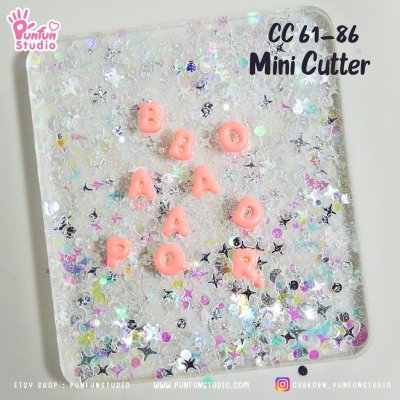 ตัวกดคุกกี้ กดดินปั้น CC 61-86 A-Z Mini Cookie and Clay Cutter Set