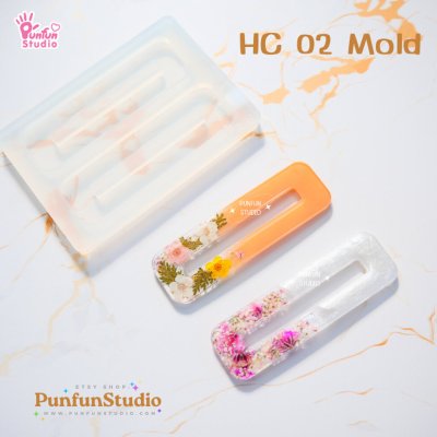 แม่พิมพ์กิ๊บติดผม HC 02 Hair Clip Mold