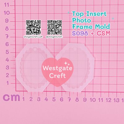 แม่พิมพ์เรซิ่น S098 Top Insert Photo Frame Mold + CSM