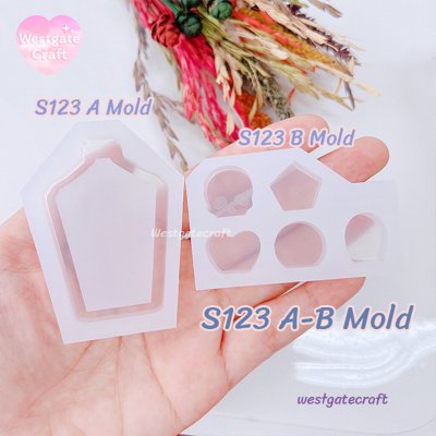 แม่พิมพ์ซิลิโคน Perfume Bottle Shaker Mold S123 A-B