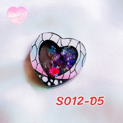 แม่พิมพ์หัวใจ S012-D1 to D6 Set / 6 Heart shaker molds + Free CSM S012 : 2 พิมพ์