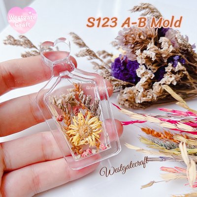 แม่พิมพ์ซิลิโคน Perfume Bottle Shaker Mold S123 A-B