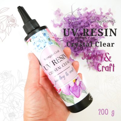 UV Resin Crystal Clear jewelry & Craft 200 กรัม ใสมาก