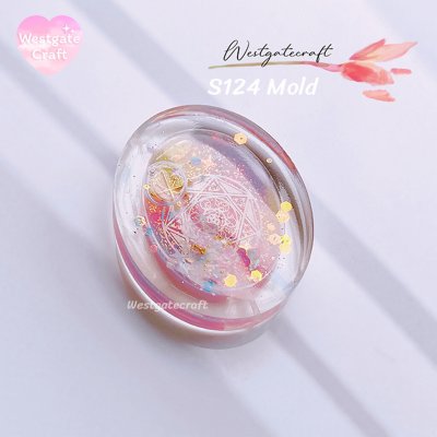 แม่พิมพ์ซิลิโคน Oval Shaker Mold S124