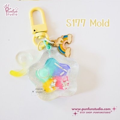 แม่พิมพ์ S177 Star Shaker Mold + CSM in the same mold
