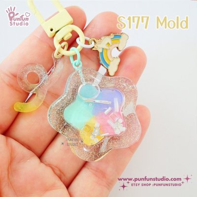 แม่พิมพ์ S177 Star Shaker Mold + CSM in the same mold