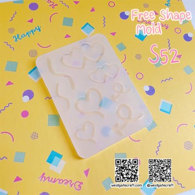 แม่พิมพ์ซิลิโคน S52 Free Shape Mold