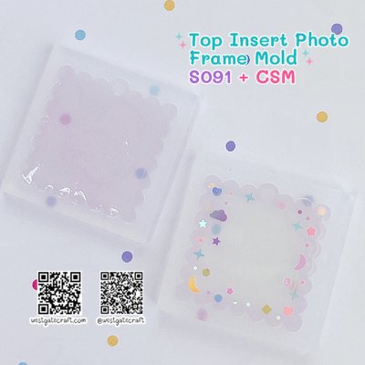 แม่พิมพ์ซิลิโคน SHAKE S087-S092 Set Mold / Top Insert Photo Frame Mold + CSM