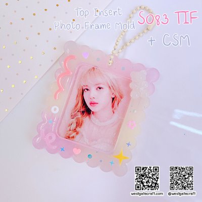 แม่พิมพ์เรซิ่น S083 TIF Top Insert Photo Frame Mold + CSM