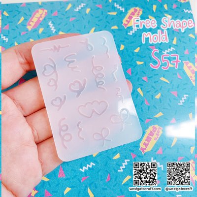 แม่พิมพ์ซิลิโคน S57 Free Shape Mold