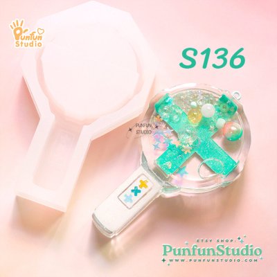 แม่พิมพ์เรซิ่น TXT Lightstick Shaker Mold S136