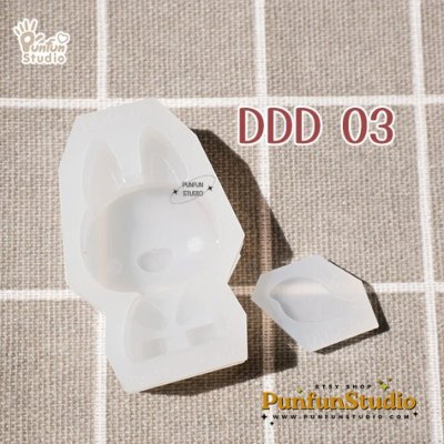 DDD 03 Dog Mold / 3D Mold / Silicone Mold