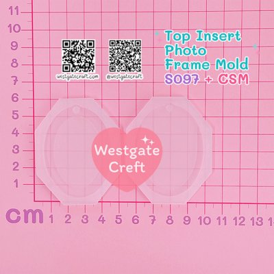 แม่พิมพ์เรซิ่น S097 Top Insert Photo Frame Mold + CSM