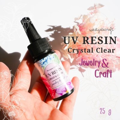 UV Resin Crystal Clear jewelry & Craft ใสมาก 25 กรัม