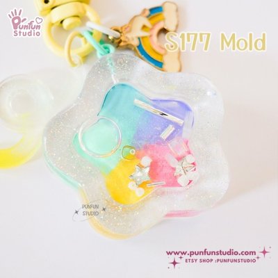 แม่พิมพ์ S177 Star Shaker Mold + CSM in the same mold