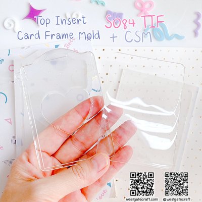 แม่พิมพ์ซิลิโคน SHAKE S084 TIF Top Insert Card Frame Mold + CSM