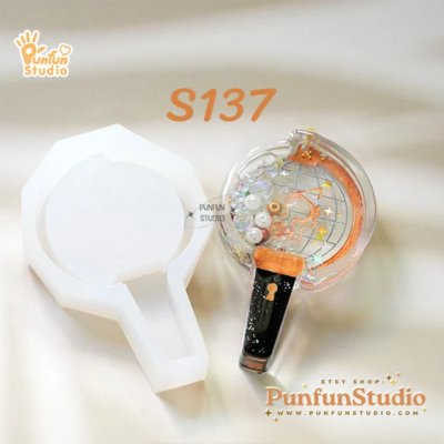 S137 Ateez Lightstick Shaker Mold / Lightstick / Shaker Mold / Silicone Mold