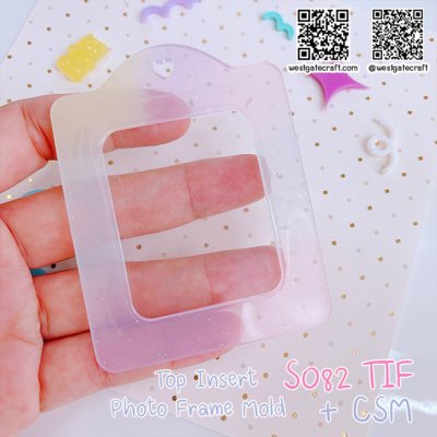 แม่พิมพ์ซิลิโคน S082 TIF Top Insert Photo Frame Mold + CSM