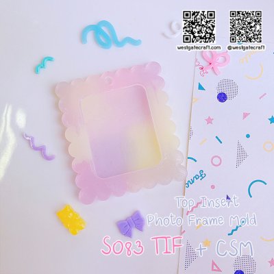 แม่พิมพ์เรซิ่น S083 TIF Top Insert Photo Frame Mold + CSM
