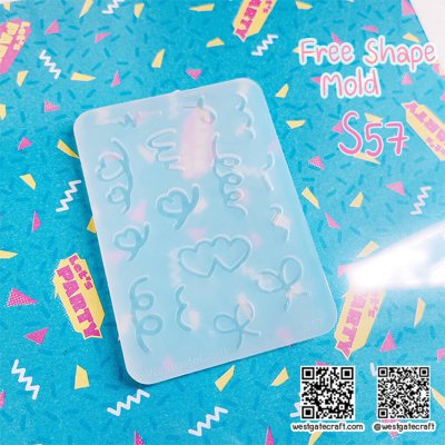 แม่พิมพ์ซิลิโคน S56-S58 ชุด Free Shape Mold