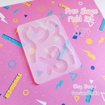แม่พิมพ์ซิลิโคน S54 Free Shape Mold