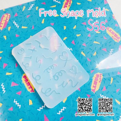 แม่พิมพ์ซิลิโคน S56 Free Shape Mold