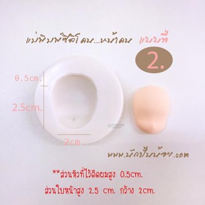 แม่พิมพ์ ซิลิโคน หน้าคน