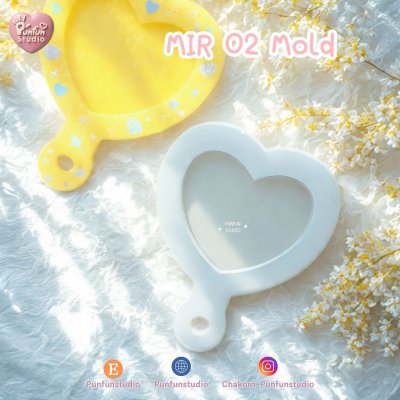 แม่พิมพ์กระจก MIR 01-03 Mold / พิมพ์กระจกห้อยพวงกุญแจ
