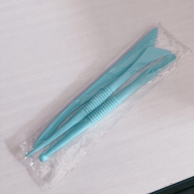 อุปกรณ์ปั้น พลาสติก ชุด 3 ชิ้น แบบใหม่ สุ่มสี