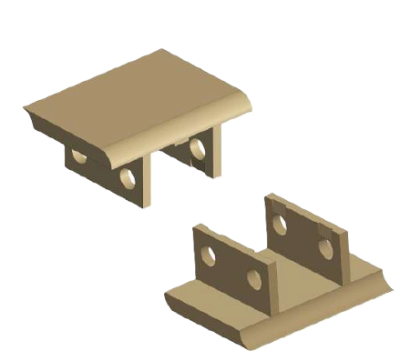 สายพานโซ่ที่พลาสติกอยู่ข้างบน