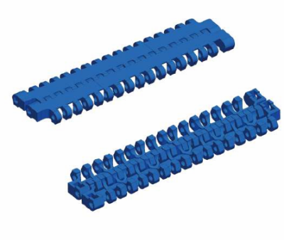 Flat top chain modular belt