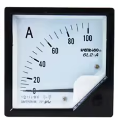 เครื่องวัดกระเเสไฟฟ้าเเบบอนาล็อก Ammeter analog