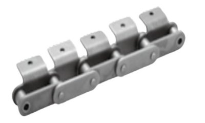 โซ่ลำเลียงเเบบมีปีก 1 ด้าน  Roller Chain with Attachments 