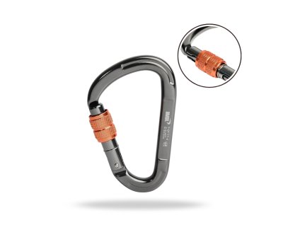 คาราบิเนอร์ทรงลูกแพร์ ล็อค 1 จังหวะ รุ่น Y-CP/1T-A