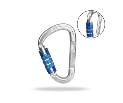 คาราบิเนอร์ทรงลูกแพร์ ล็อค 2 จังหวะ รุ่น Y-CP/2T-A