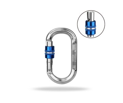 คาราบิเนอร์ทรงโอ ล็อค 1 จังหวะ รุ่น Y-CO/1T-A