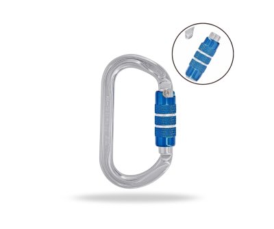 คาราบิเนอร์ทรงโอ ล็อค 2 จังหวะ รุ่น Y-CO/2T-A