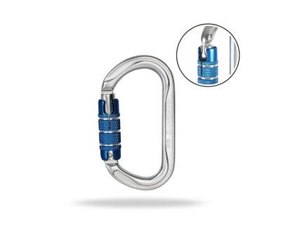 คาราบิเนอร์ทรงโอ ล็อค 3 จังหวะ รุ่น Y-CO/3T-A