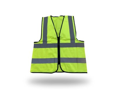 เสื้อจราจรสะท้อนแสง โพลีเอสเตอร์ (ไม่มีซิป) รุ่น CG-002