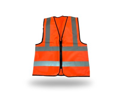เสื้อจราจรสะท้อนแสง โพลีเอสเตอร์ (ไม่มีซิป) รุ่น CG-003