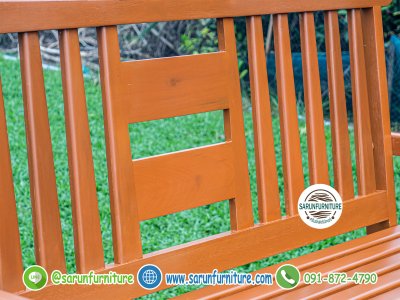 ชิงช้าไม้เต็งโครงเหล็ก ชิงช้าไม้เต็งโครงเหล็ก