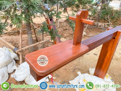 ม้ากระดกไม้ Wood Seesaw