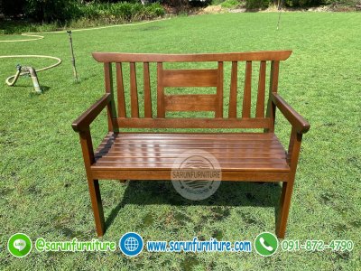 เก้าอี้สนามไม้เต็ง ม้านั่งยาวในสวน เก้าอี้สนามไม้เต็ง ม้านั่งยาวในสวน