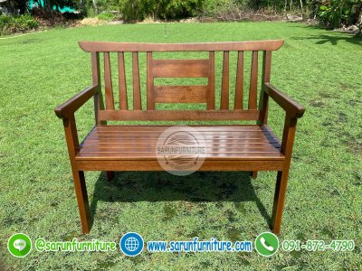 เก้าอี้สนามไม้เต็ง ม้านั่งยาวในสวน เก้าอี้สนามไม้เต็ง ม้านั่งยาวในสวน