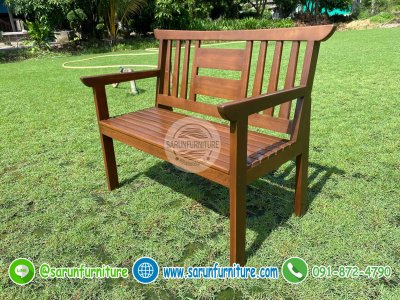 เก้าอี้สนามไม้เต็ง ม้านั่งยาวในสวน เก้าอี้สนามไม้เต็ง ม้านั่งยาวในสวน