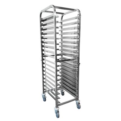 18 Tier Stainless Steel Rack Trolley