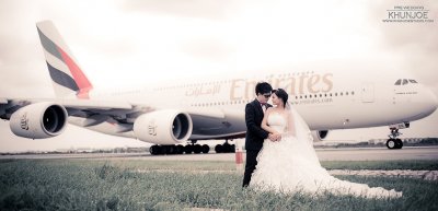 Pre-wedding Outdoor@Suwannabhumi Airport