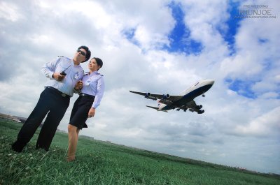 Pre-wedding Outdoor@Suwannabhumi Airport