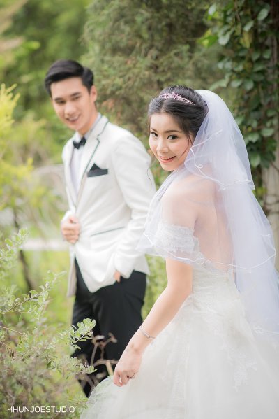 Prewedding สวนถ่าย outdoor ส่วนตัว